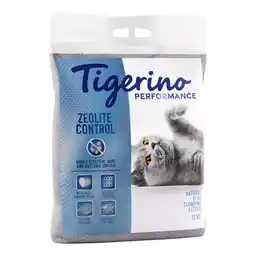 Zooplus 12kg Zeolite Control Tigerino Performance Kattenbakvulling aanbieding