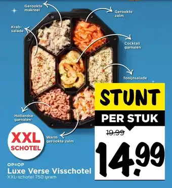 Vomar Voordeelmarkt Luxe verse Visschotel 750g aanbieding