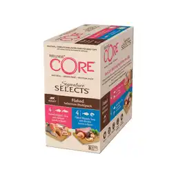 Pets Place Wellness Core Signature Selects Flaked Multi-Pack - Kattenvoer - Mix 8x79 g aanbieding