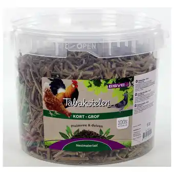 Pets Place Esve Tabakstelen Emmer Grof - Broedartikelen - 1 kg aanbieding