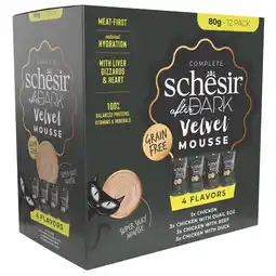 Pets Place Schesir After Dark Velvet Variety Pack - Kattenvoer - 12x80 g aanbieding