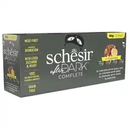 Pets Place Schesir After Dark Variety Pack - Kattenvoer - 12x80 g aanbieding