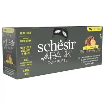 Pets Place Schesir After Dark Variety Pack - Kattenvoer - 12x80 g aanbieding