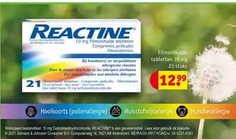 Kruidvat Reactine 21 tabs aanbieding