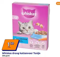 Action Whiskas droog kattenvoer Tonijn aanbieding