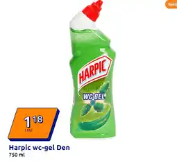 Action Harpic wc gel Den aanbieding