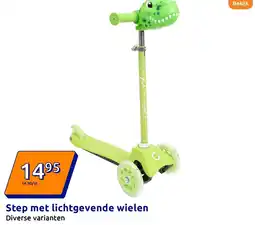 Action Step met lichtgevende wielen aanbieding