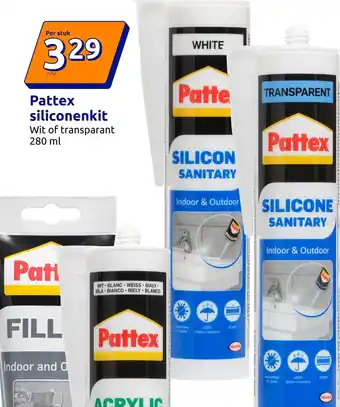 Action Pattex siliconenkit aanbieding