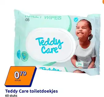 Action Teddy Care toiletdoekjes aanbieding