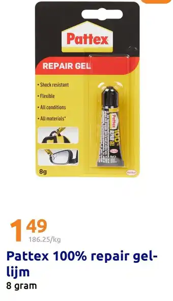 Action Pattex 100% repair gel lijm aanbieding