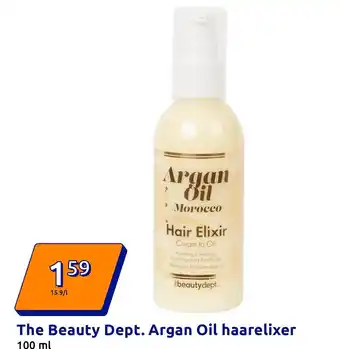 Action The Beauty Dept. Argan Oil haarelixer aanbieding