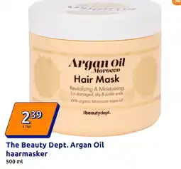 Action The Beauty Dept. Argan Oil haarmasker aanbieding