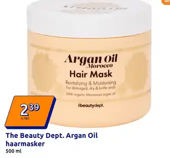 Action The Beauty Dept. Argan Oil haarmasker aanbieding