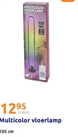 Action Multicolor vloerlamp aanbieding