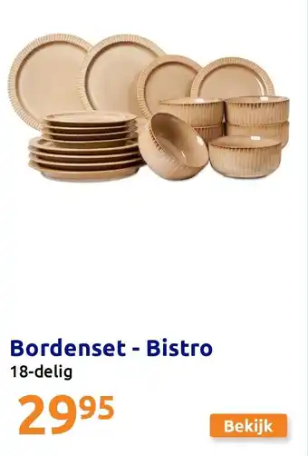 Action Bordenset - Bistro aanbieding