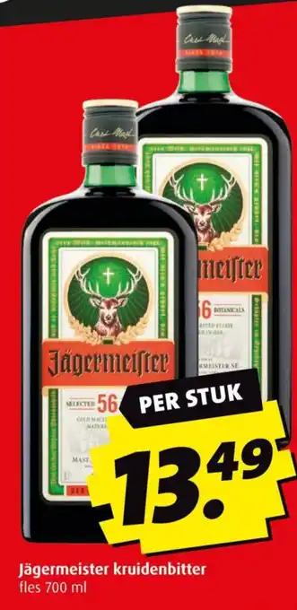 Boni Jägermeister kruidenbitter aanbieding