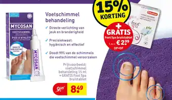 Kruidvat Mycosan Voetschimmel aanbieding