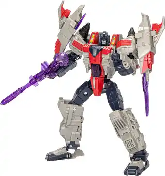 Amazon Transformers Legacy United Voyager Class Cybertron Universe Starscream-actiefiguur aanbieding