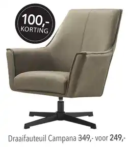 IN.HOUSE Draaifauteuil Campana aanbieding