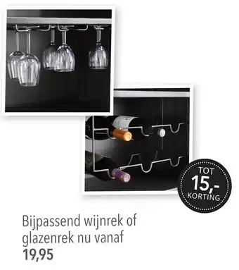 IN.HOUSE Bijpassend wijnrek of glazenrek aanbieding