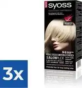 Bol.com SYOSS Color baseline 9-5 Frozen Pearl Blonde - 1 stuk - Voordeelverpakking 3 stuks aanbieding