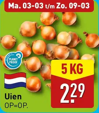 ALDI Uien aanbieding