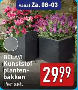 ALDI Belavi Kunststof plantenbakken aanbieding