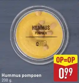 ALDI Hummus pompoen aanbieding