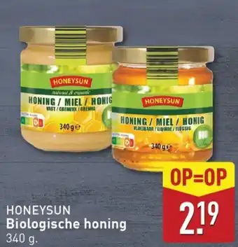 ALDI Honeysun Biologische honing aanbieding