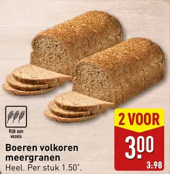 ALDI Boeren volkoren meergranen aanbieding