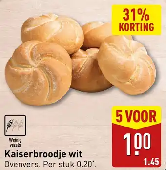 ALDI Kaiserbroodje wit aanbieding