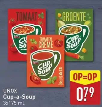 ALDI Unox Cup a Soup aanbieding