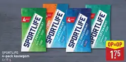 ALDI Sportlife 4 pack kauwgom aanbieding