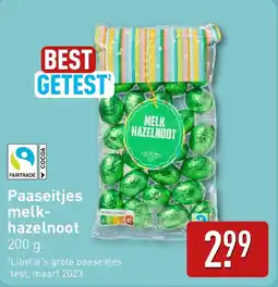 ALDI Paaseitjes melk hazelnoot aanbieding