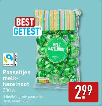 ALDI Paaseitjes melk hazelnoot aanbieding