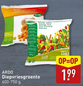 ALDI Ardo Diepvriesgroente aanbieding