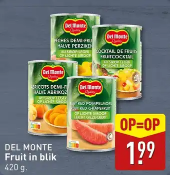 ALDI Del Monte Fruit in blik aanbieding