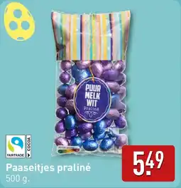 ALDI Paaseitjes praliné aanbieding