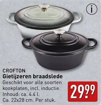 ALDI Crofton Gietijzeren braadslede aanbieding