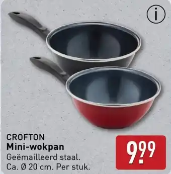 ALDI Crofton Mini wokpan aanbieding