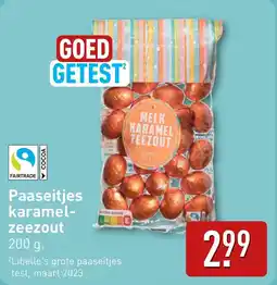 ALDI Paaseitjes karamel zeezout aanbieding