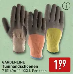 ALDI Gardenline Tuinhandschoenen aanbieding