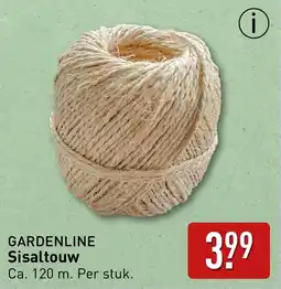 ALDI Gardenline Sisaltouw aanbieding