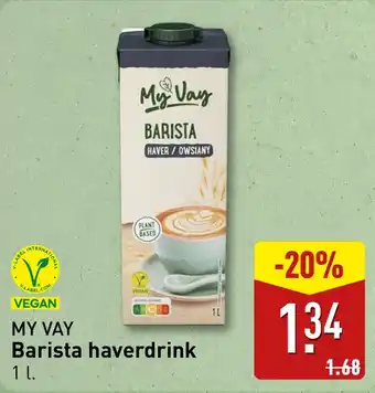 ALDI My Vay Barista haverdrink aanbieding