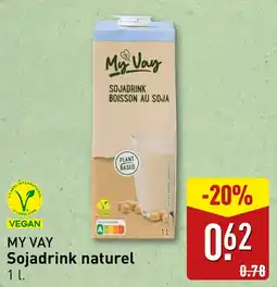 ALDI My Vay Sojadrink naturel aanbieding