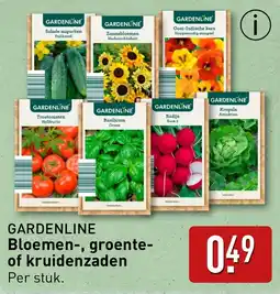 ALDI Gardenline Bloemen, groente of kruidenzaden aanbieding