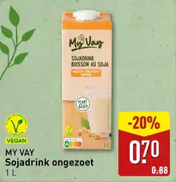 ALDI My Vay Sojadrink ongezoet aanbieding