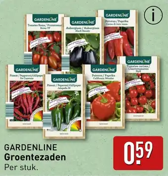 ALDI Gardenline Groentezaden aanbieding