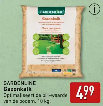 ALDI Gardenline Gazonkalk aanbieding