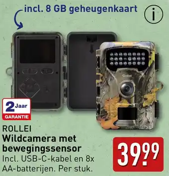 ALDI Rollei Wildcamera met bewegingssensor aanbieding